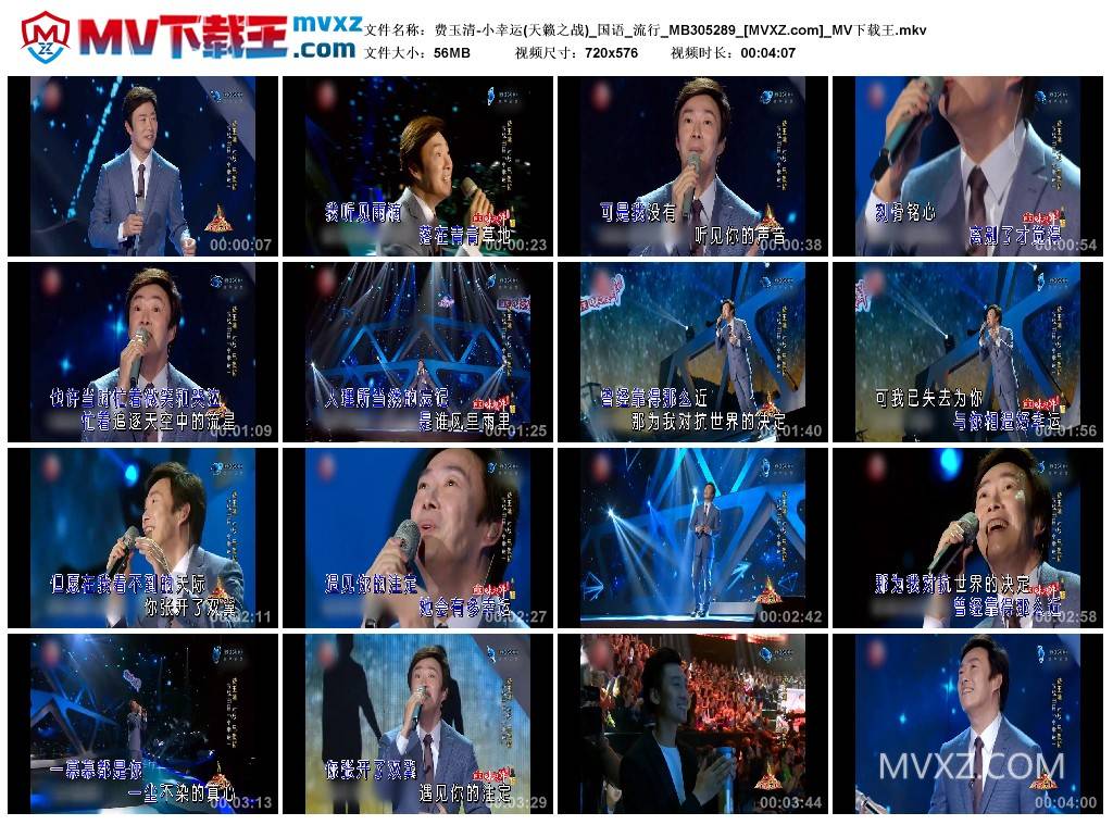 费玉清-小幸运(天籁之战)_国语_流行_MB305289